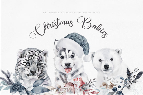 Christmas Baby Animals Penguin Seal PNG: A Festive Addition to Your Creative Projects