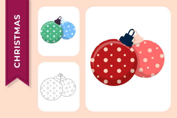 Christmas Ball Decorative Graphic: A Versatile Design Element for Holiday Creativity