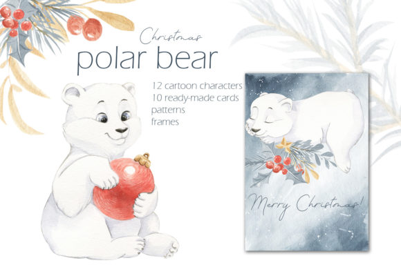 Christmas Polar Bear: A Festive Addition to Your Creative Projects