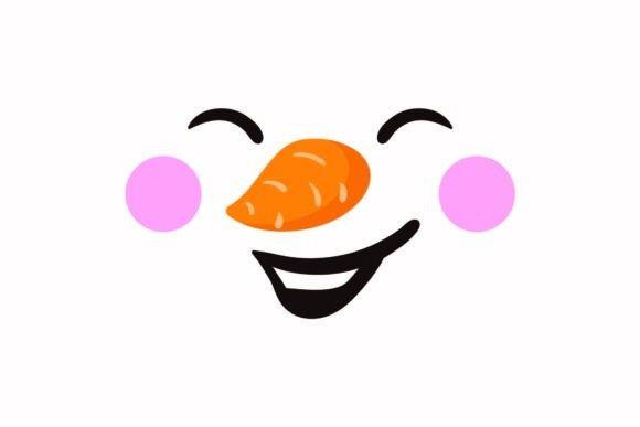 Christmas Snowman Face: A Versatile Vector Illustration for Holiday Creativity