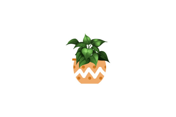 Decorative Plants Flat Design: A Versatile Asset for Creative Projects