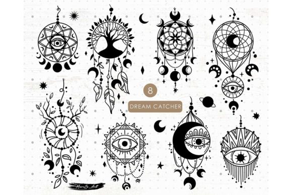 Dreamcatcher Boho Mystic SVG Bundle: A Versatile Tool for Creative Projects
