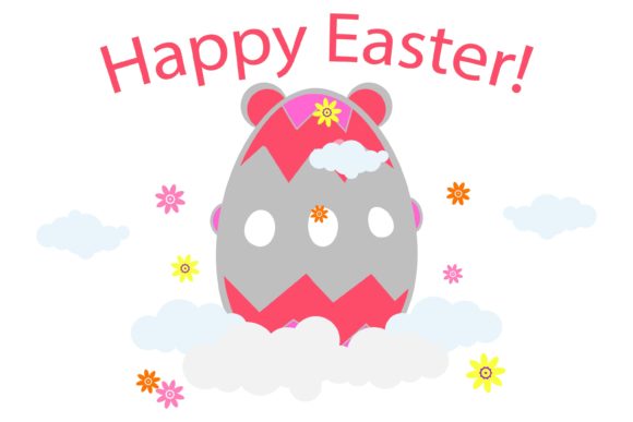 Easter Egg Flat Traditional Decorative