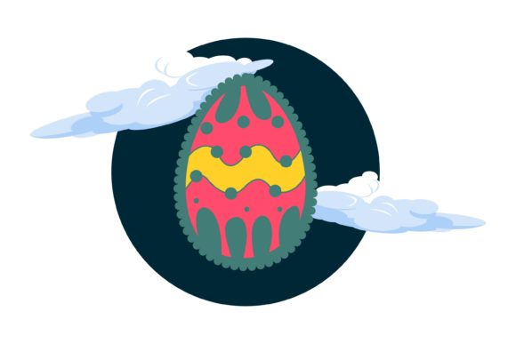 Exploring the Art of Easter Egg Graphic Decorative Style in Modern Design