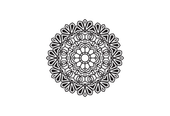 Flower Mandala Vector Icon