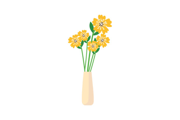 Flowers Decorative in Vase: A Versatile Design Element for Creative Projects