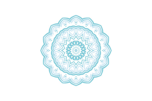 Mandala Decorative Blue Color Arabic: Aesthetic and Functional Design for Creative Projects