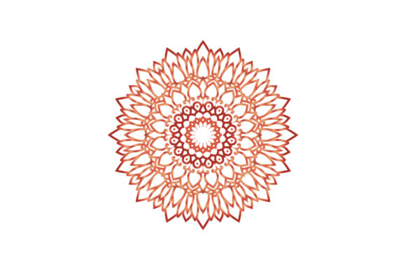 Mandala Decorative Gradient Graphic: A Versatile Design Asset for Creative Projects