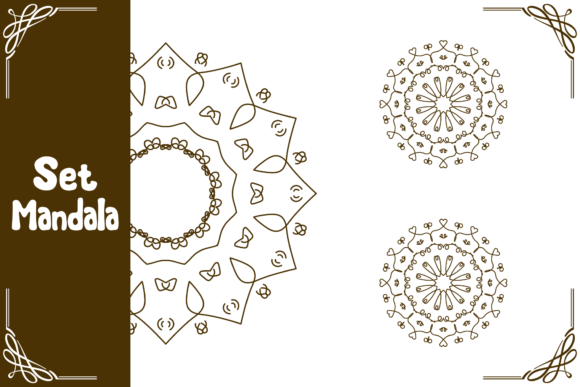 Mandala Set Decorative Style: A Versatile Design Choice for Creative Projects