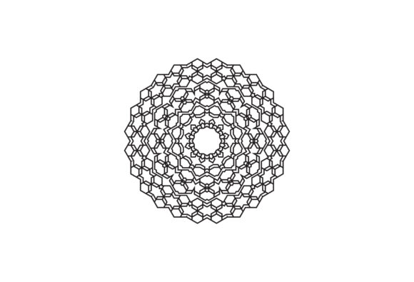 Mandala Vintage Decorative Elements Logo