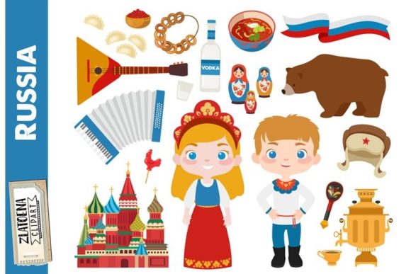 Russia Clipart for Creative Projects