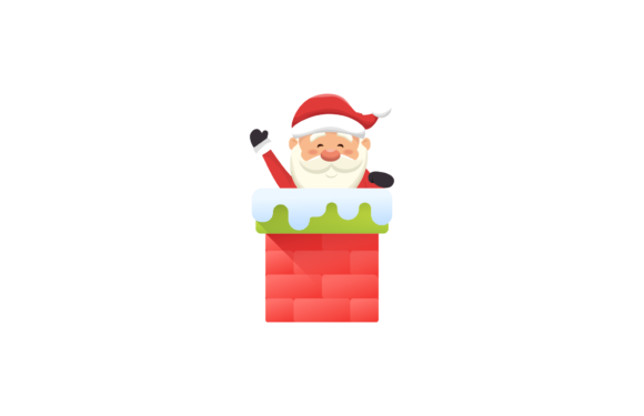 Santa Christmas Decorative Snow: A Versatile Design for Holiday Creativity